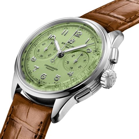 breitling b09 green|breitling b09 pistachio.